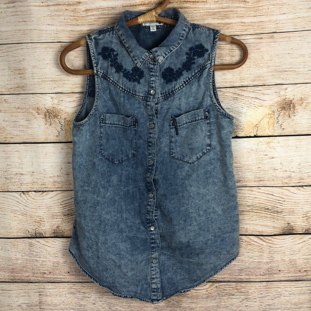 Denim top